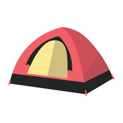 Tent Camp Outdoor Illustration