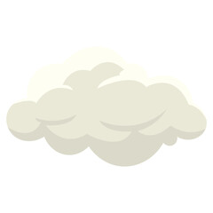 Simple Cloud Illustration