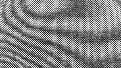 Close-Up Black And White Woven Fabric Texture