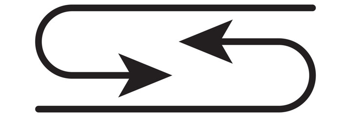 long arrow icon. Arrow pointing . long Arrow vector . arrow or web design