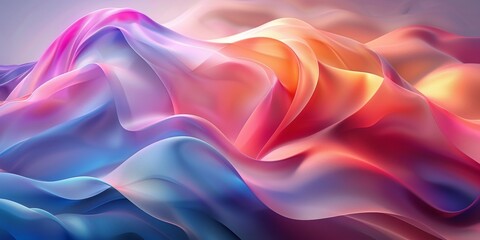 Obraz premium Abstract background with smooth shapes