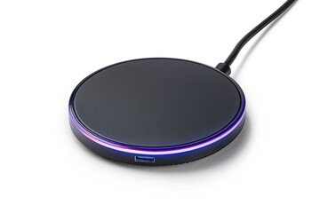 Wireless charger, isolated on white 