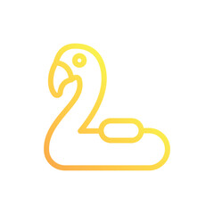 Fototapeta premium Floatie vector icon