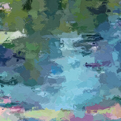 Oil paintings and various flower ponds, chrysanthemums, mountains, cacti, and ponds are beautiful