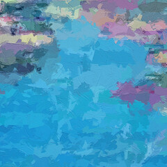 Oil paintings and various flower ponds, chrysanthemums, mountains, cacti, and ponds are beautiful