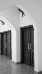 Arched Doorways Monochrome Close Up