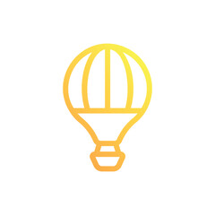 Obraz premium Hot Air Balloon vector icon