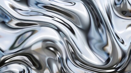 liquid metal waving background