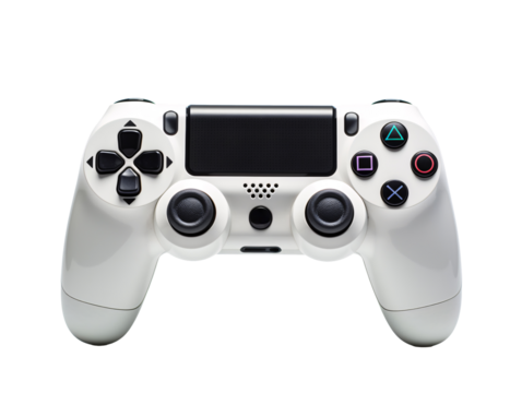 a white video game controller