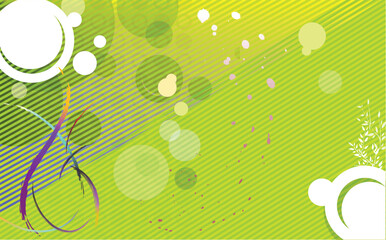 Vector seamless pattern in line art style of woman doing yoga. Set of yoga poses with decorative design elements. Cute trend color background. Pattern for yoga studio, textile. Girl in a yoga pose