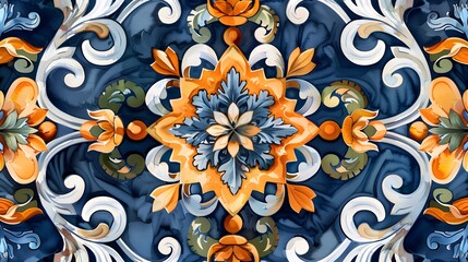 Vintage seamless floral pattern. Abstract background seamless.