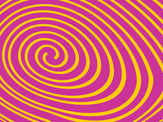Fun 70s hippie background. Waves, vortices, swirl patterns. Twisted and distorted vector texture in trendy retro psychedelic style.
