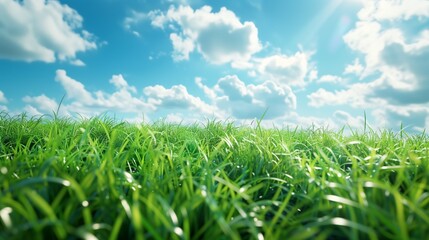 Fototapeta premium grass and sky