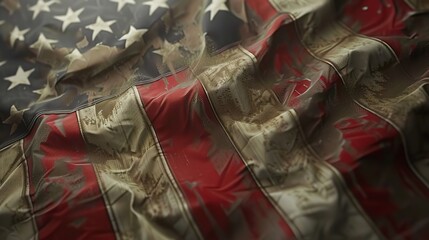 USA Stars and Stripes American Flag 8K Realistic