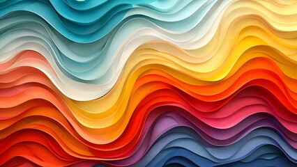 Obraz premium Psychedelic wave design with layered texture for modern art print or web. Concept Modern Art, Psychedelic Design, Layered Texture, Web Graphic, Print Art
