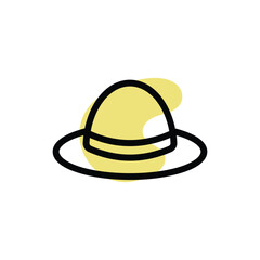 Floppy Hat vector icon