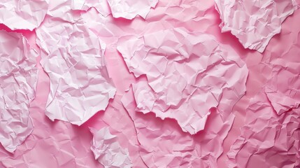 Fototapeta premium A pink background with paper on it