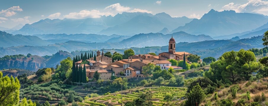 Experience stunning vineyard landscapes in the Priorat wine region, Catalonia. Located in the province of Tarragona, it captivates with its beauty