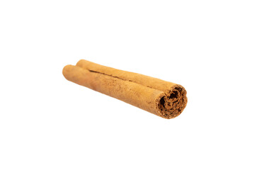 Ceylon cinnamon.Cinnamon sticks isolated on white background. Cinnamon roll and powder. Spicy spice for baking, desserts and drinks. Fragrant ground cinnamon. Close-up. Place for text. copy space