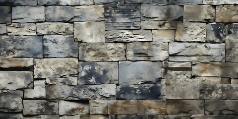 Background of stone wall texture for web site or mobile devices with copy space.