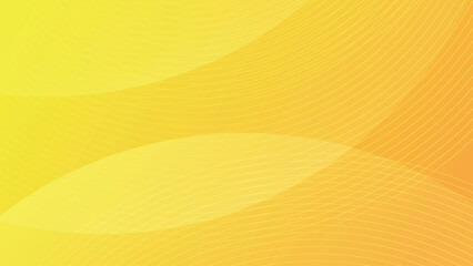 Abstract yellow background with wavy lines