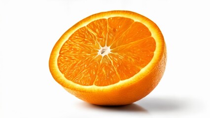 Fototapeta premium Freshly cut juicy orange slice