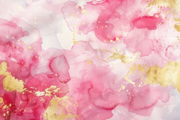 Fototapeta premium Detailed close up of a painting depicting pink flowers. Suitable for interior decoration