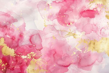 Detailed close up of a painting depicting pink flowers. Suitable for interior decoration