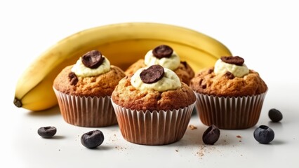  Delicious Banana Muffins with Chocolate Chips
