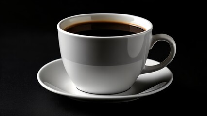 Fototapeta premium A moment of tranquility with a warm cup of coffee