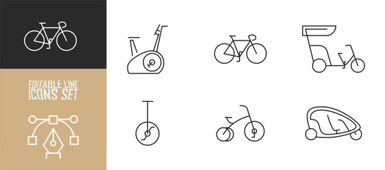 Simple Set of Personal Devices Related Vector Line Icons.