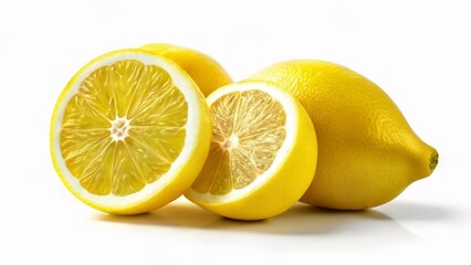  Freshly cut lemon slices ready to zest