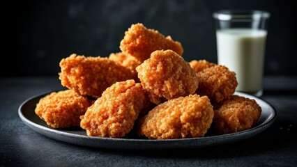  Delicious goldenbrown fried chicken bites perfect for a snack or appetizer