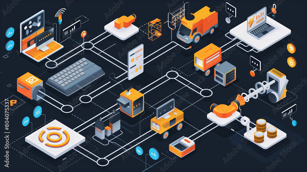 Poster an infographic master devops practices, continuous integration, and deployment pipelines through onl