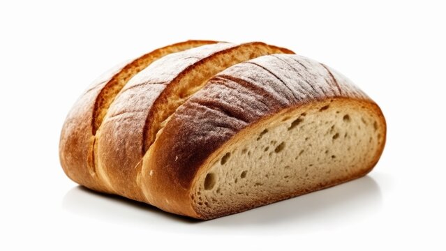  Freshly baked loaf of bread ready to serve