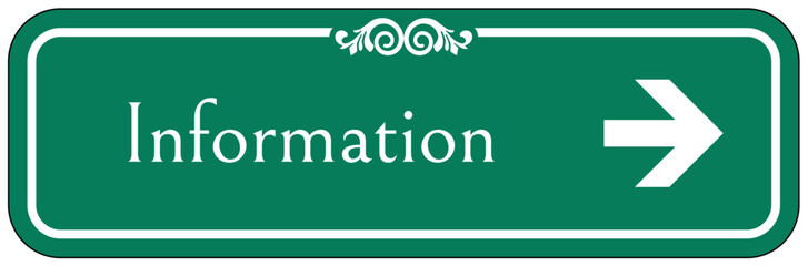 Information sign
