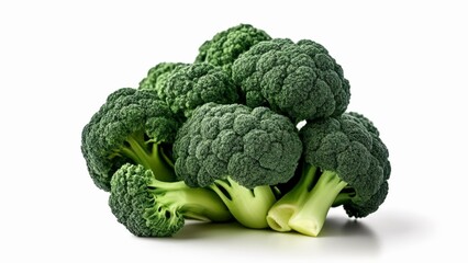  Fresh vibrant broccoli crown perfect for a healthy meal