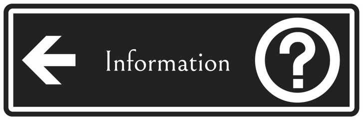 Obraz premium Information sign