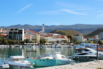 view over Crikvenica, Croatia