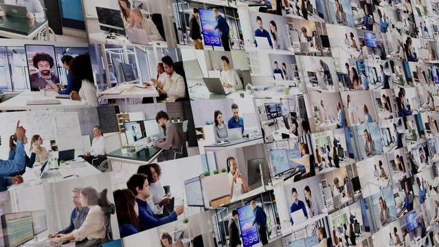Business People Training On Computers