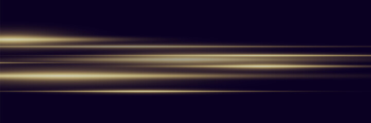 Glowing speed lines. Dynamic rays of light movement.