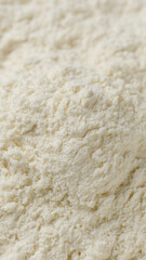 White flour on heap, top view
