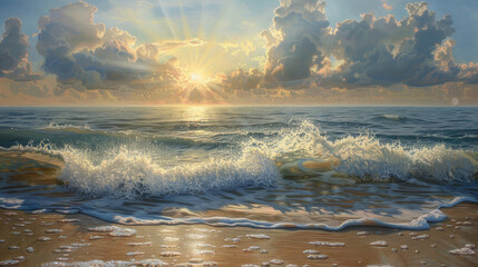 The sun’s rays fade on the beach,
Leaving behind a message, free and bold.