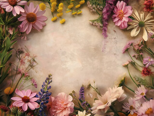 ビクトリア調花のバックグランド