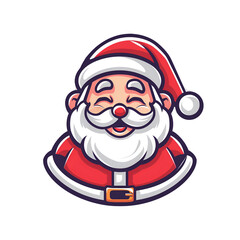 Santa clause flat illustration 