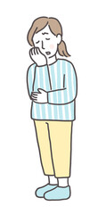 困っている女性