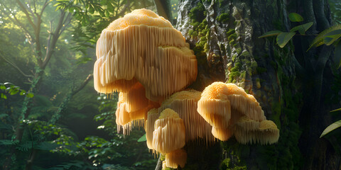 Forest mushrooms - winter edible mushroom  volutes also known as velvet shank.