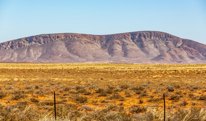 Arid landscape in the Namaqualand region of South Africa