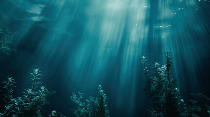 Obraz premium underwater view of the world