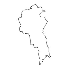 Nyandarua County map, administrative division of Kenya. Vector illustration.
